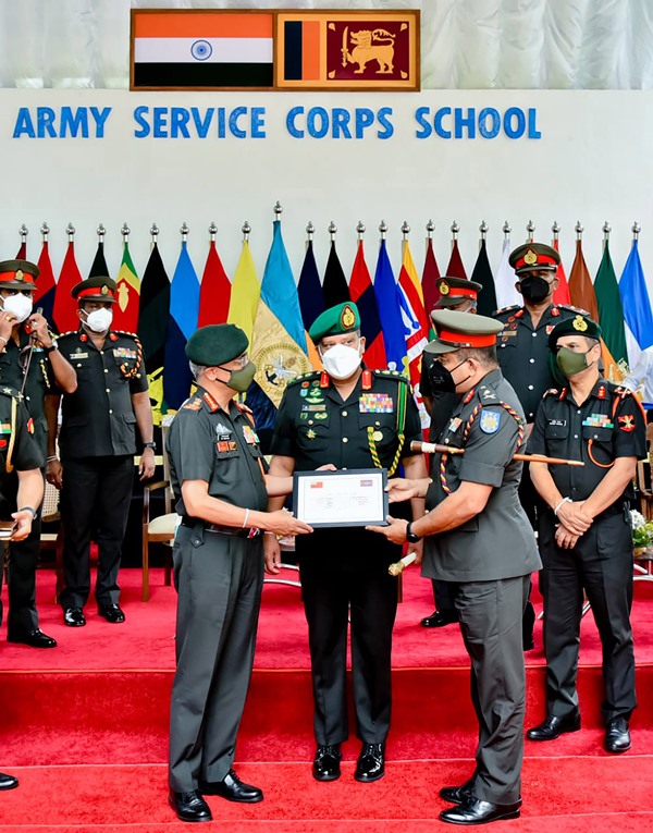 General MM Naravane planting sapling during Gajaba Day Celebrations in Sri Lanka