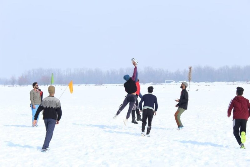Snow Rugby in Kashmir