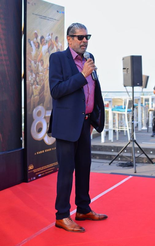 Kapil Dev, Kabir Khan promote 83 in Kolkata