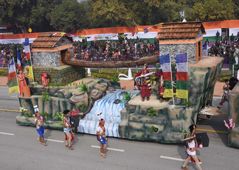 Republic Day dress rehearsal: Tableaus representing various Indian states rolling down on Delhi's Rajpath
