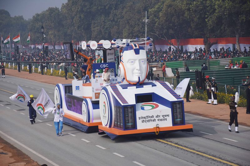 Republic Day dress rehearsal: Tableaus representing various Indian states rolling down on Delhi's Rajpath