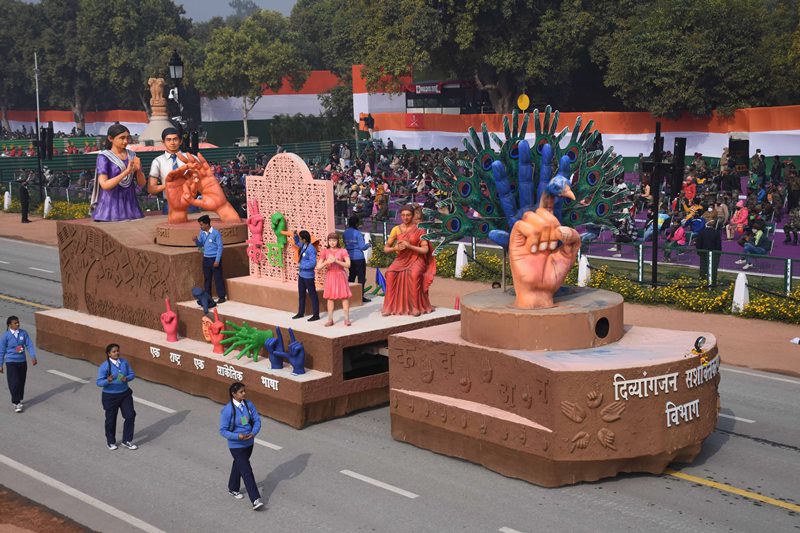 Republic Day dress rehearsal: Tableaus representing various Indian states rolling down on Delhi's Rajpath