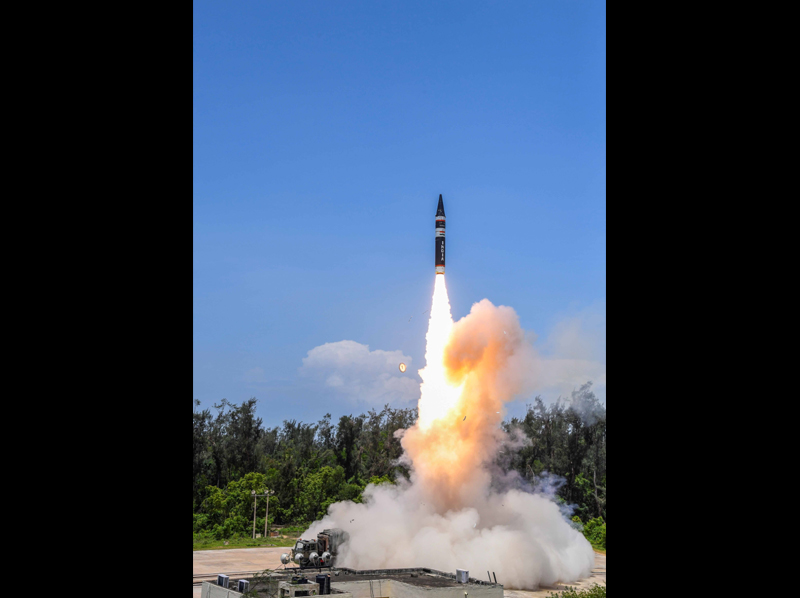 India test fires Agni-P
