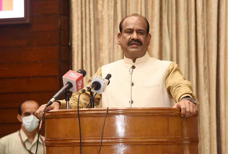 Health Minister Mansukh Mandaviya addresses sensitisation programme in Parliament