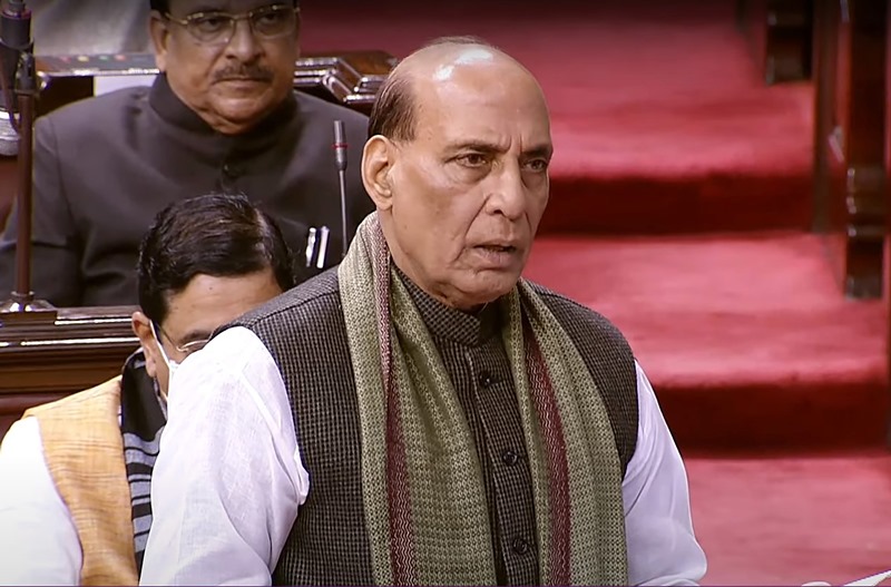 Rajnath Singh speaks on chopper crash in Parliament