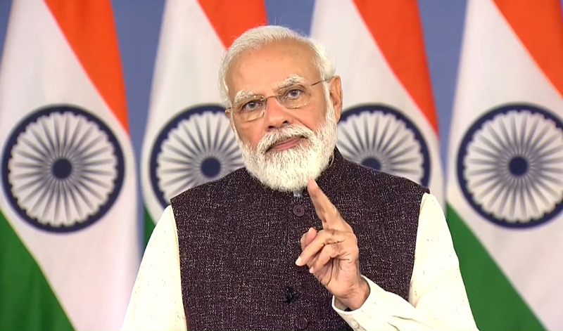 PM Modi addressing nation through video conferencing