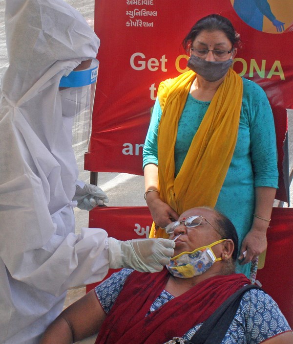 COVID-19 test in Ahmedabad