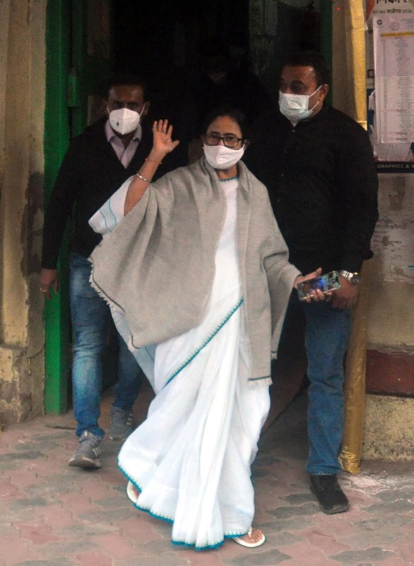 Mamata Banerjee casts her vote in KMC Polls 2021