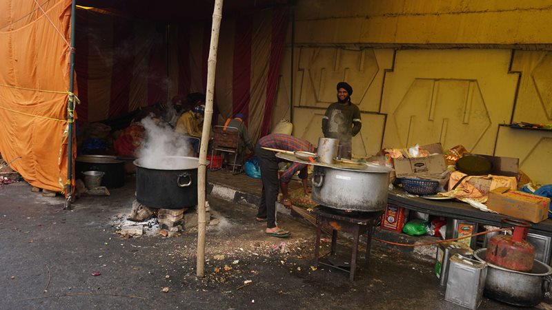 Farmers' protests continue in Singhu border