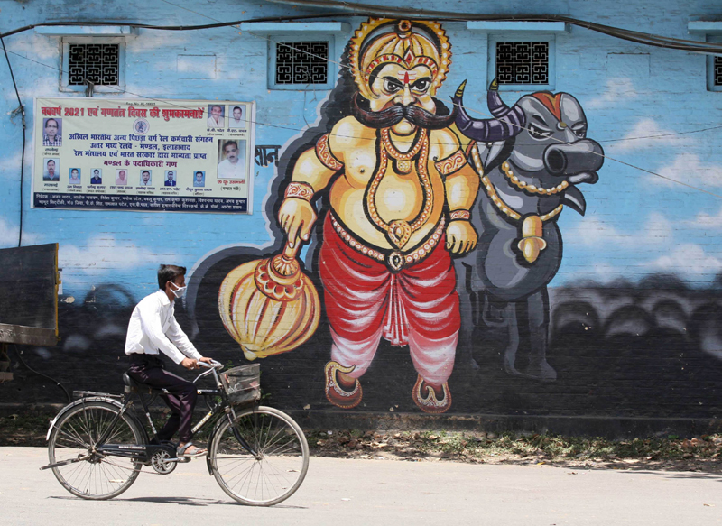 Anti-Covid lockdown in Prayagraj