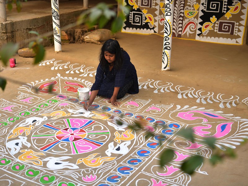 Celebration of Makar Sankranti in Agartala