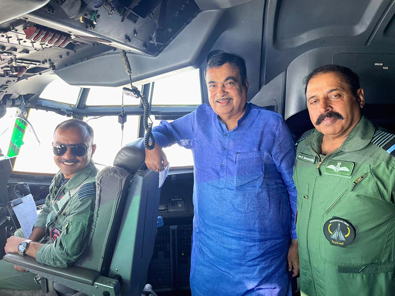 Union Ministers Rajnath Singh and Nitin Gadkari inaugurate Emergency Landing Facility in Rajasthan's Barmer dist