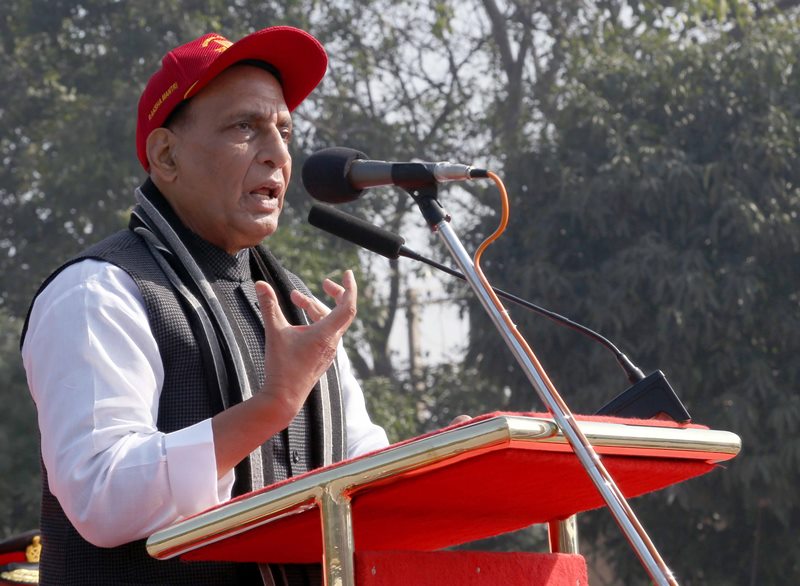 Rajnath Singh addresses NCC cadets at NCC Republic Day Parade Camp
