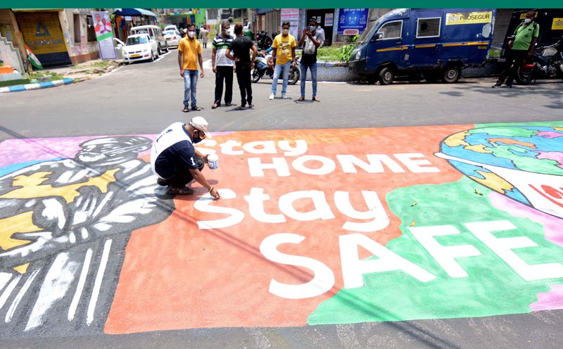 Covid awareness in Kolkata