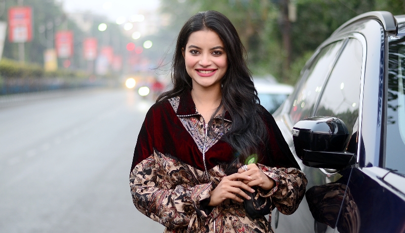 Bangladesh director Mejbaur Rahman Sumon, actor Nazifa Tushi in Kolkata for Hawa