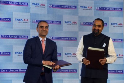 TATA AIA Life Insurance, City Union Bank announce partnership