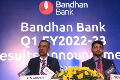 Bandhan Bank's net profit jumps 138 percent to touch Rs 886.5 crore in Q1 Fy23