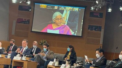 Nirmala Sitharaman participates in the 105th Meeting of the Development Committee Plenary