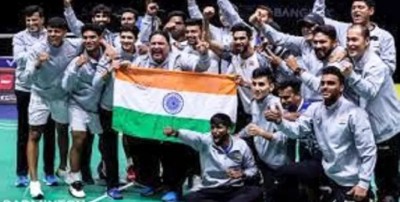 Thomas Cup: Indian men's badminton team create history, storm into maiden final