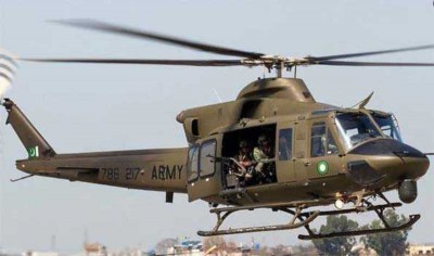Military helicopter crash kills 6 in Pakistan