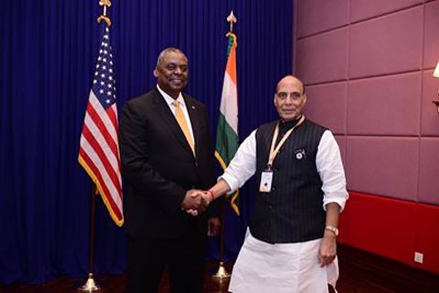 Rajnath Singh meets Lloyd Austin, both leaders express satisfaction over growing bilateral defence engagements