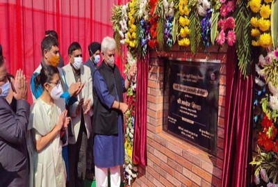 JK: Lt Governor lays foundation stone for Tawi River front project
