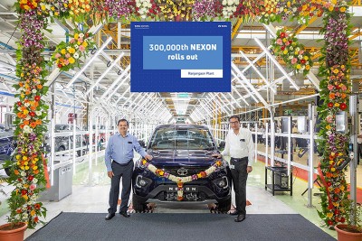 3,00,000th Tata Nexon rolls out of the Ranjangaon facility
