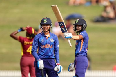 Smriti Mandhana, Harmanpreet Kaur tons power India to 317/8 against West Indies