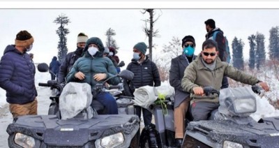 Kashmir: ATV rally, Ski show held at Doodhpathri