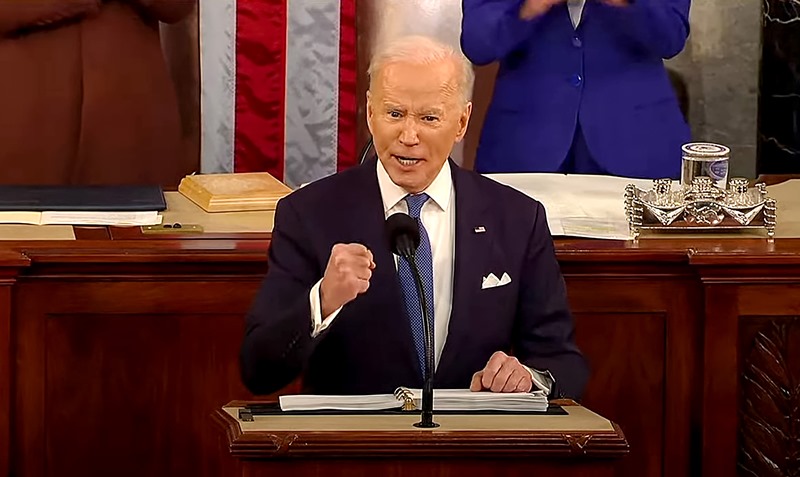 Joe Biden addresses joint session of Congress in Washington DC
