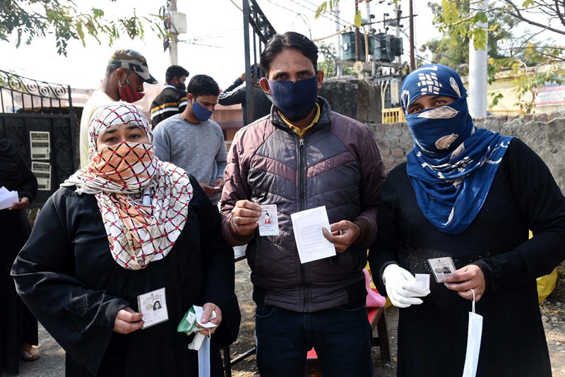 Glimpses of voting for assembly polls in UP, Uttarakhand and Goa