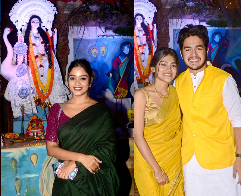 Tollywood stars celebrate Saraswati Puja