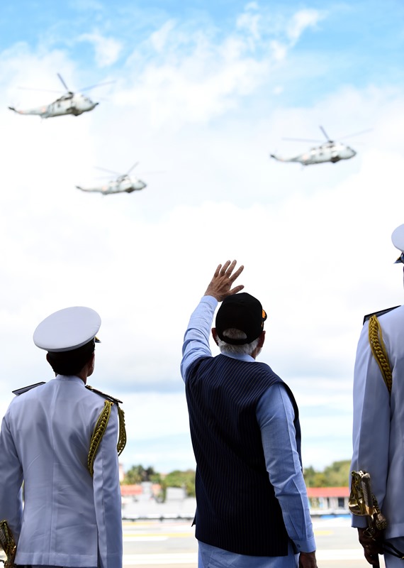 Glimpses: PM Modi  commissions  INS Vikrant in Kochi