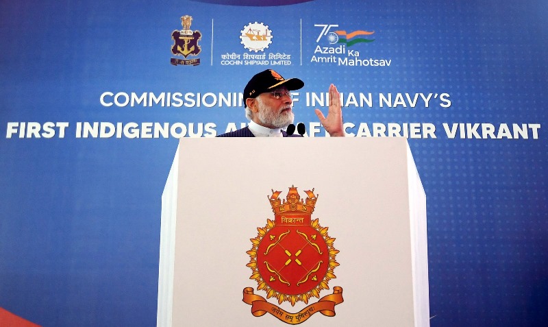 Glimpses: PM Modi  commissions  INS Vikrant in Kochi