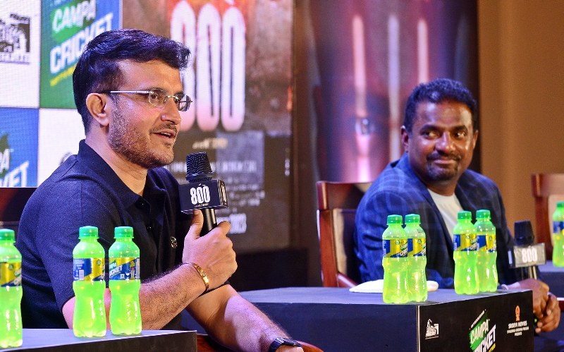 Reel and real Muttiah Muralitharan in Kolkata for '800', Sourav Ganguly joins in