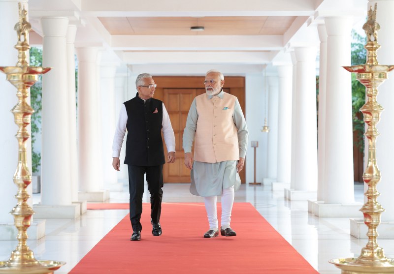 Ahead of G20 meet PM Modi and Mauritian counterpart Pravind Jugnauth discuss bilateral issues