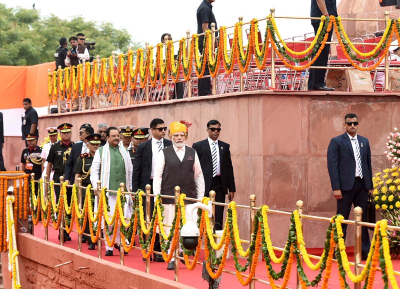 PM Modi addresses nation from Red Fort as India celebrates Independence Day