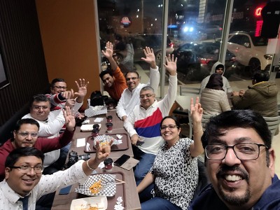 It was Yesterday Once More for Kolkata's South Pointers as they meet at Toronto's 'Yaaron Ka Adda' cafe