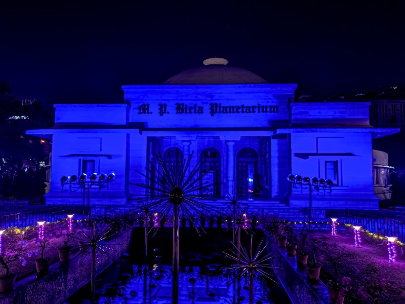 Iconic buildings in Kolkata go blue to uphold children's rights as part of UNICEF programme
