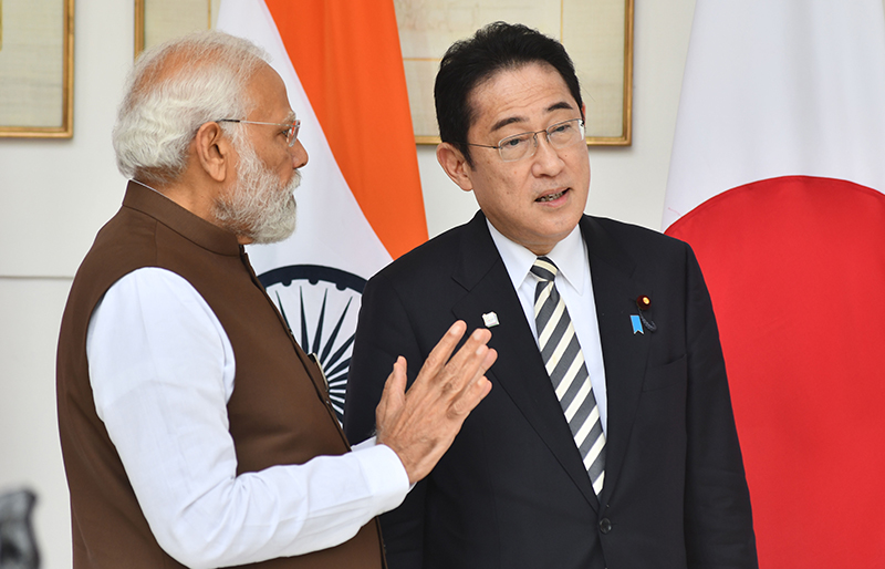In Images: Modi, Japan PM Fumio Kishida hold talks in New Delhi