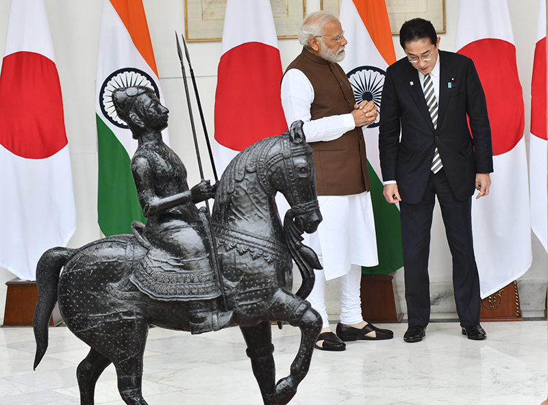 In Images: Modi, Japan PM Fumio Kishida hold talks in New Delhi