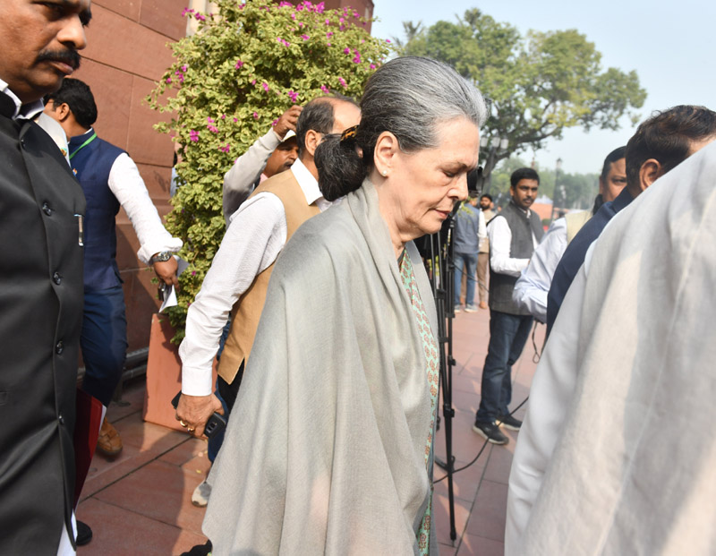 Parliament's Winter Session begins; Modi, Sonia, others attend day 1