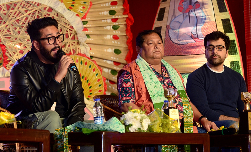 29th KIFF: Prosenjit Chatterjee, Ritabhari Chakraborty, Abir Chatterjee on a chat show