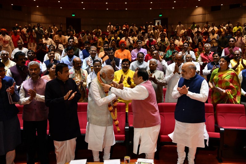 PM Modi attends BJP parliamentary party meeting