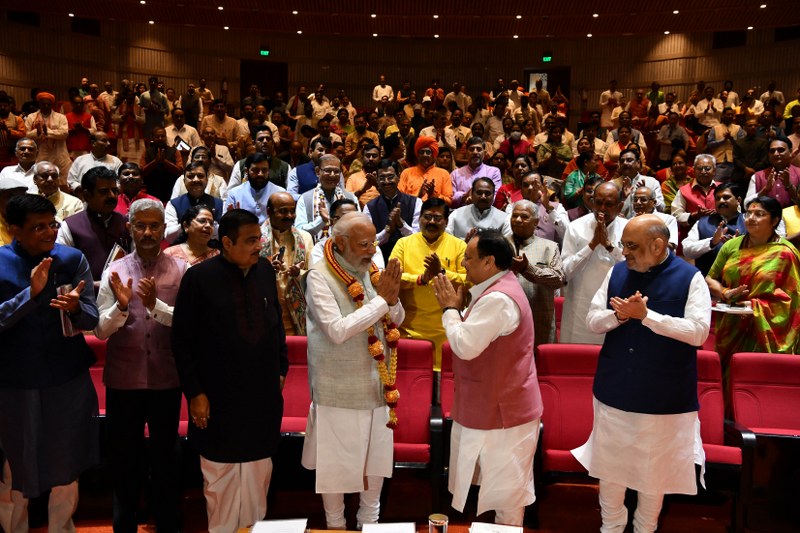 PM Modi attends BJP parliamentary party meeting