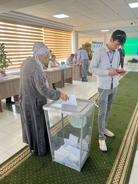 In Images: Uzbekistan presidential election