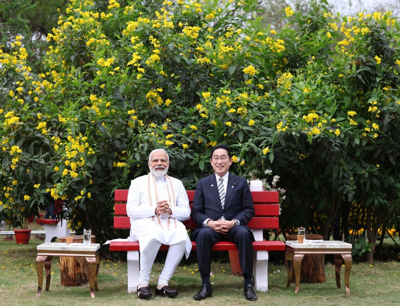 In images :Modi, Japan PM Fumio Kishida visits Buddha Jayanti Park