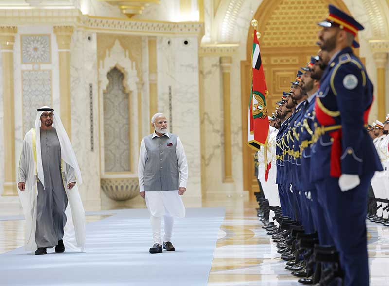 PM Narendra Modi in UAE