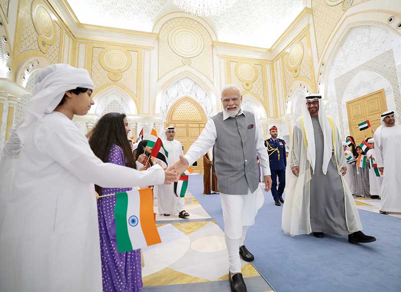 PM Narendra Modi in UAE