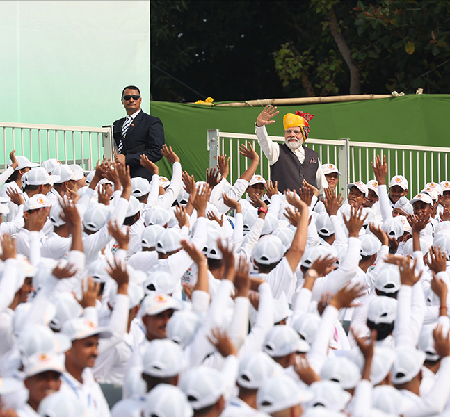 PM Modi addresses nation from Red Fort as India celebrates Independence Day